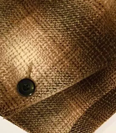 Number (n)ine 2014 20fw14 Plaid Lapel Wool Coat
