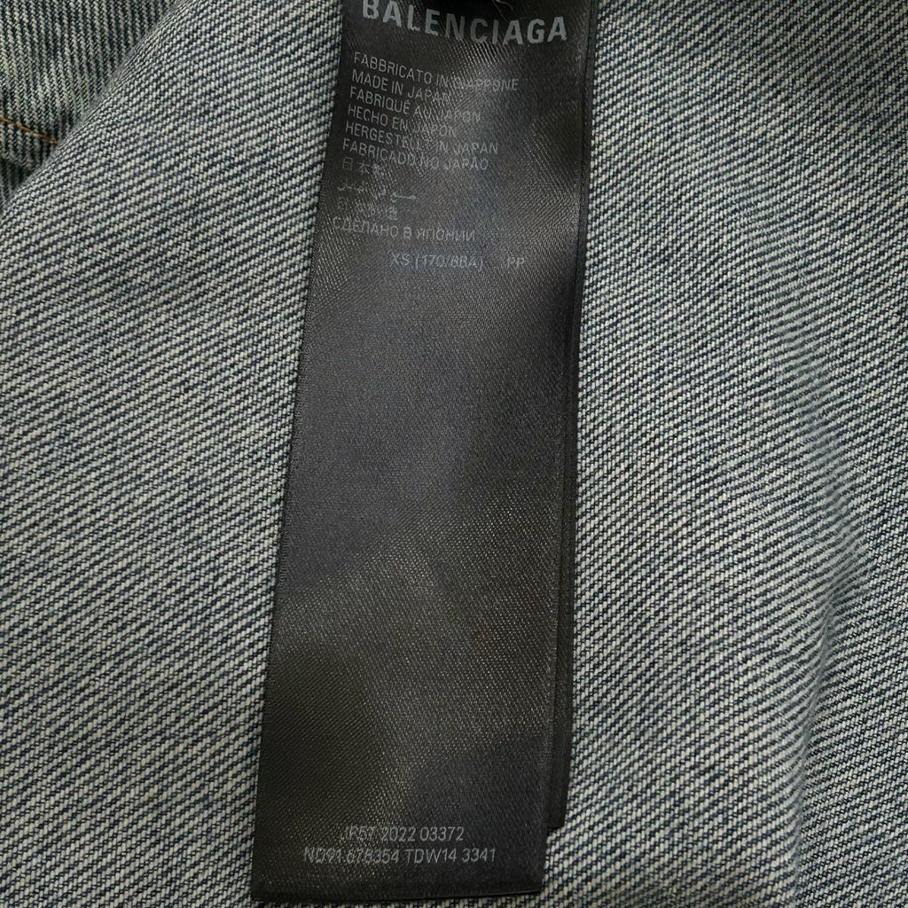 Balenciaga FW25 Black Tape-Letter Hooded Sweater