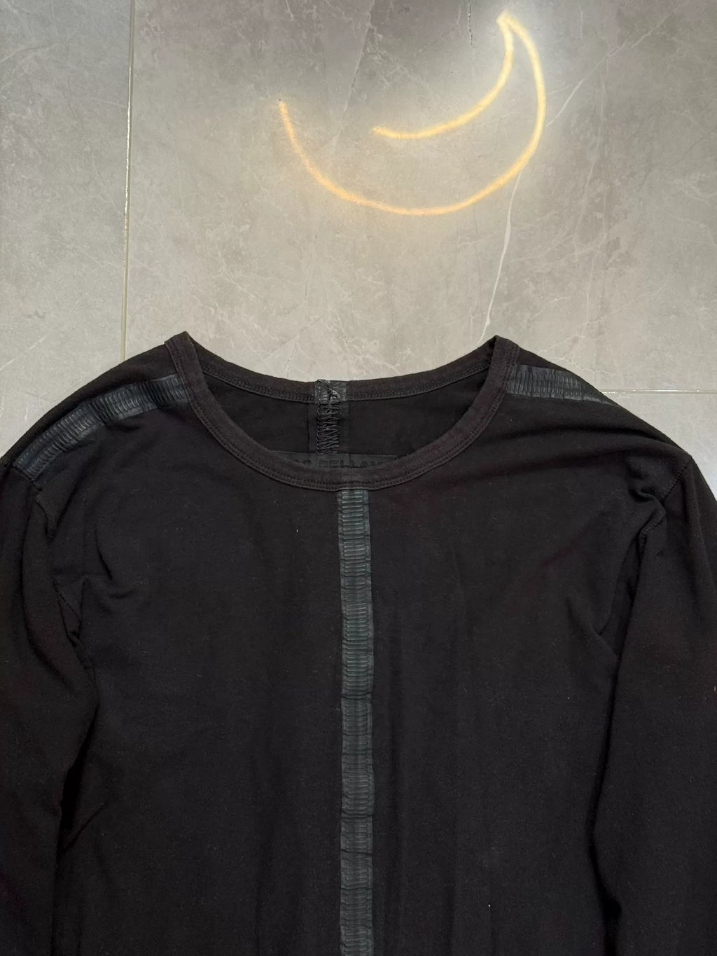 Isaac Sellam Scar Stitch Irregular Hem Sweater
