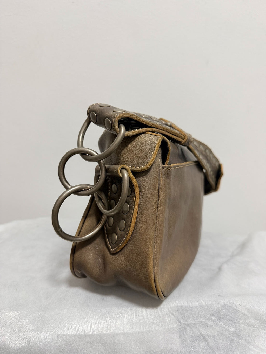 Vivienne Westwood "Queen Mother" Biker Rivet Bag