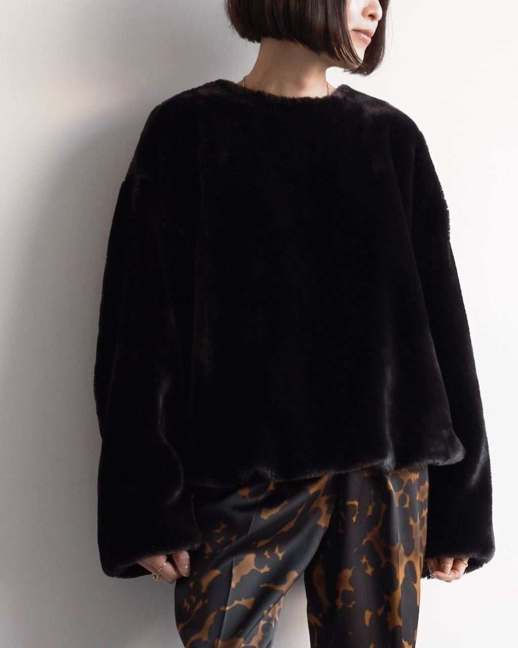 Dries Van Noten Faux Fur Coat