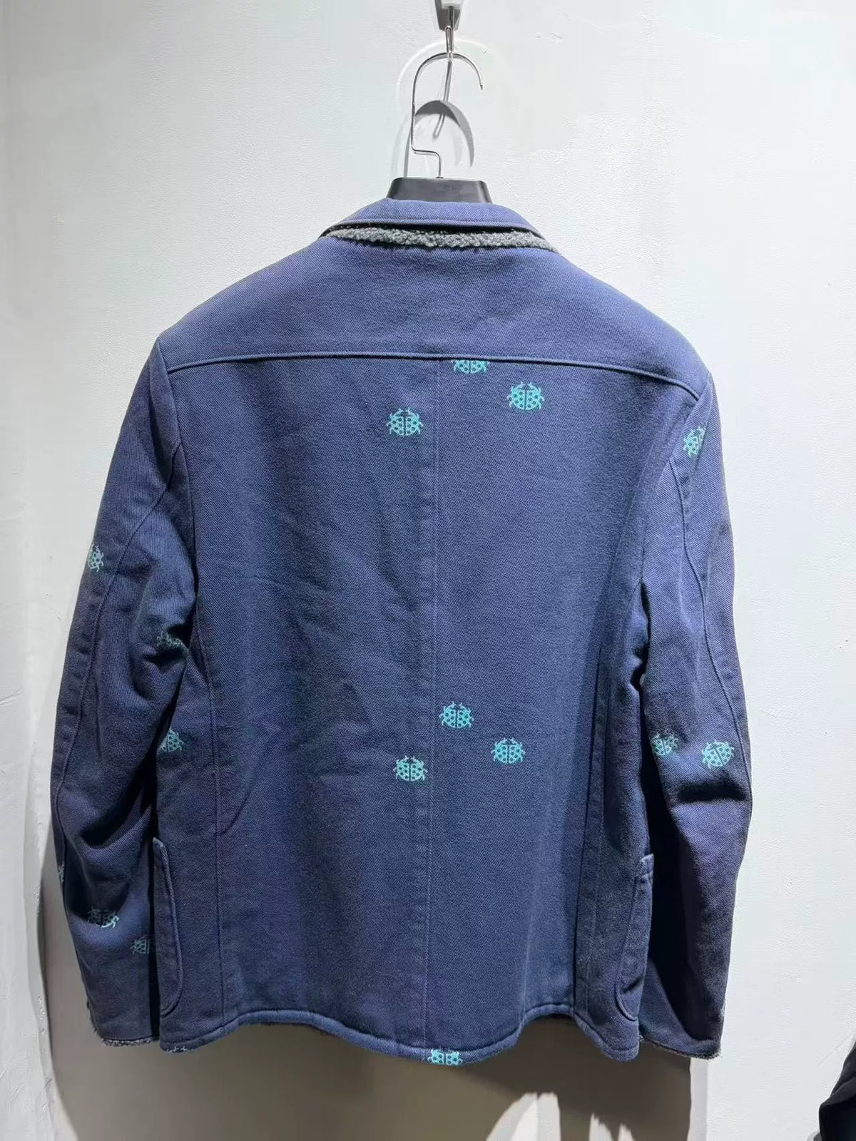 undercover fleece embroidered ladybug suit jacket