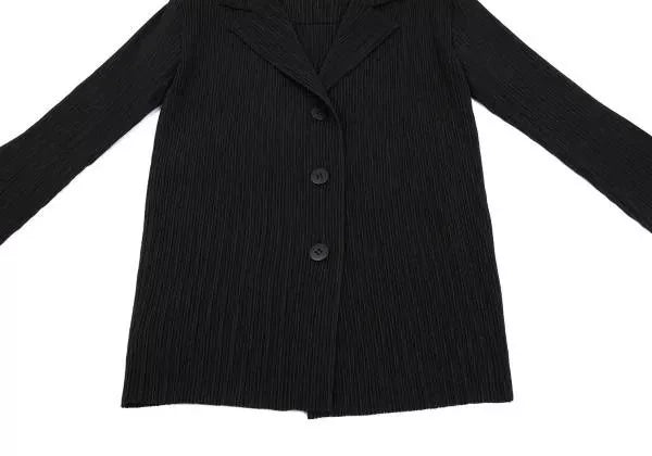 Issey Miyake Vintage Black Pleated Top