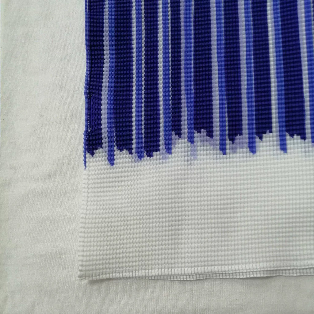 Issey Miyake Striped Pleated Short-Sleeve Top