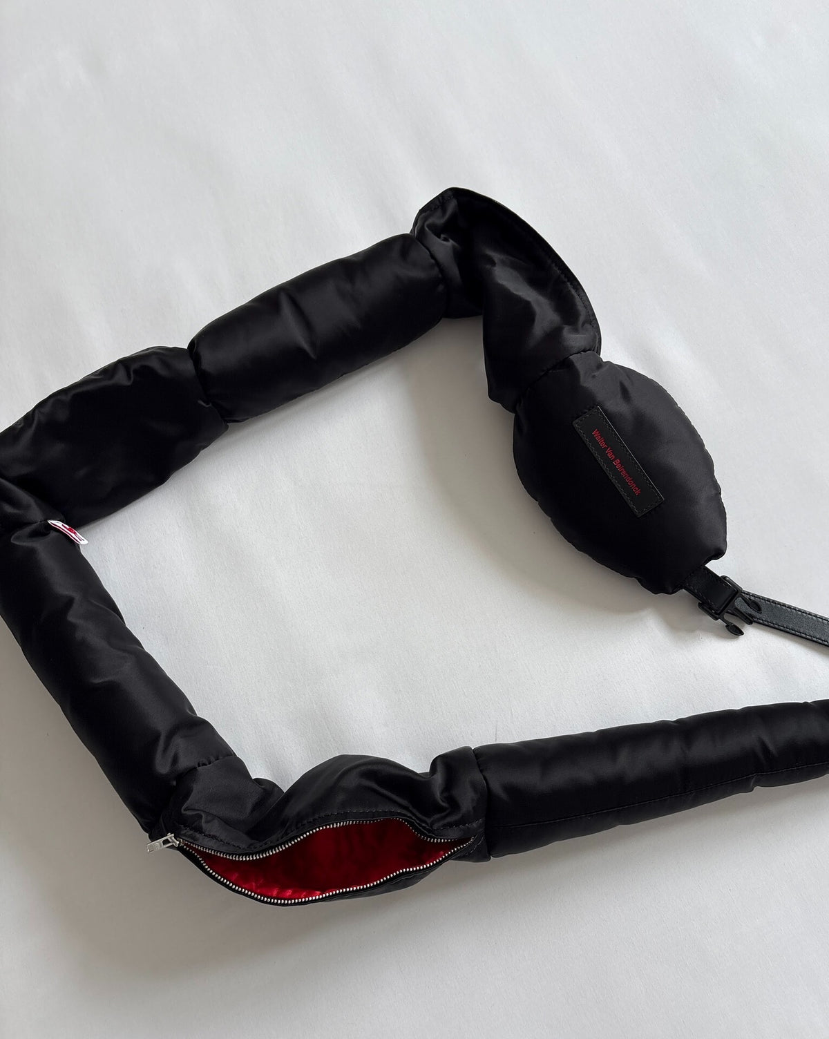 Walter Van Beirendonck snake‑shaped crossbody bag