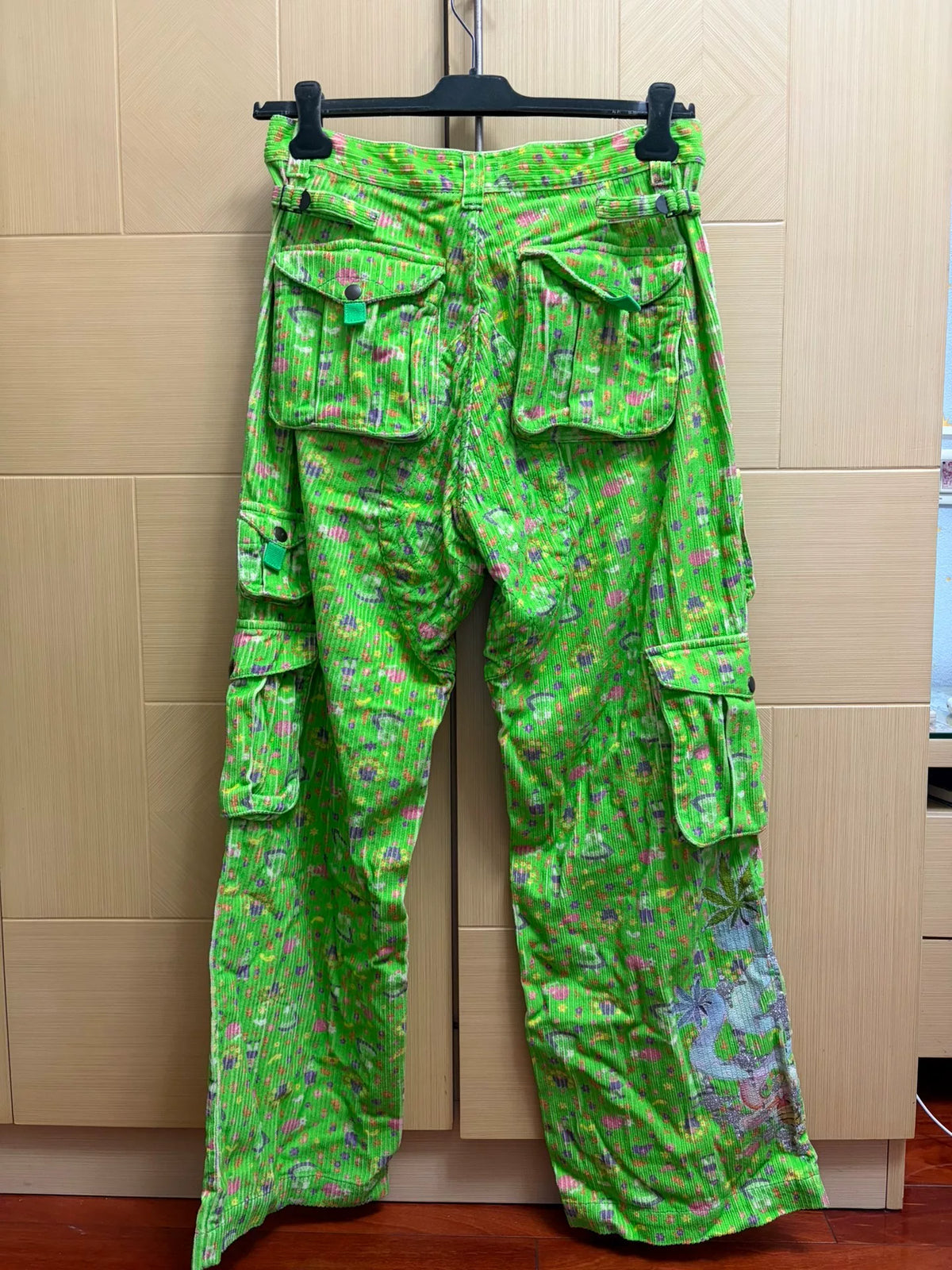 Erl Green Corduroy Work Pants