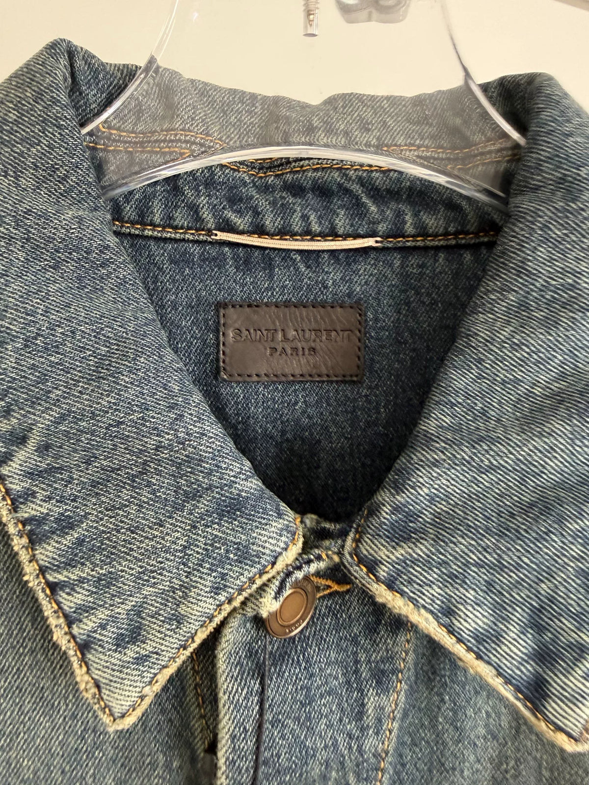 Saint Laurent Washed Denim Jacket