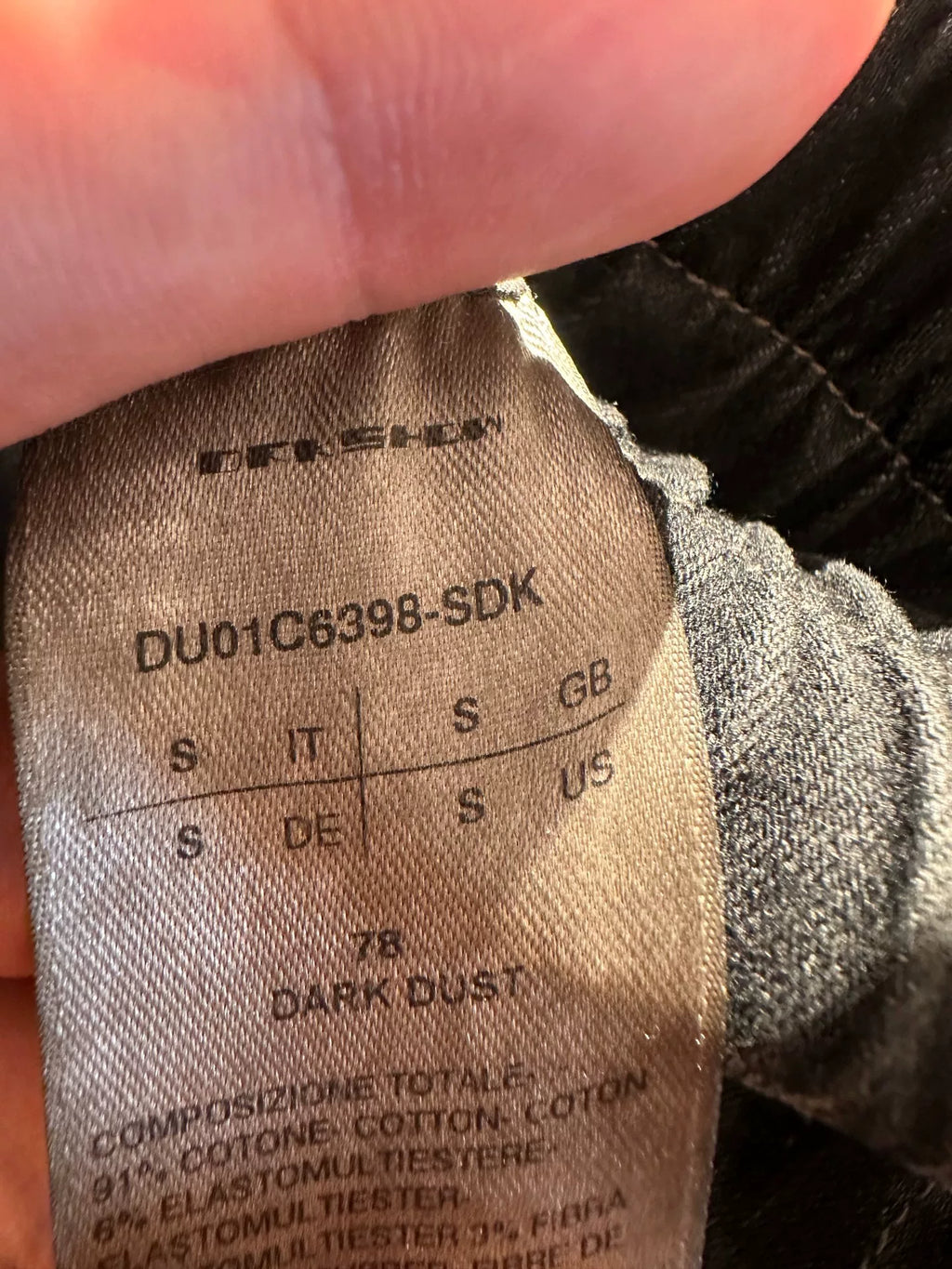 Rick Owens 23SS Bela Cargo Smoke Grey Washed Gradient Jeans