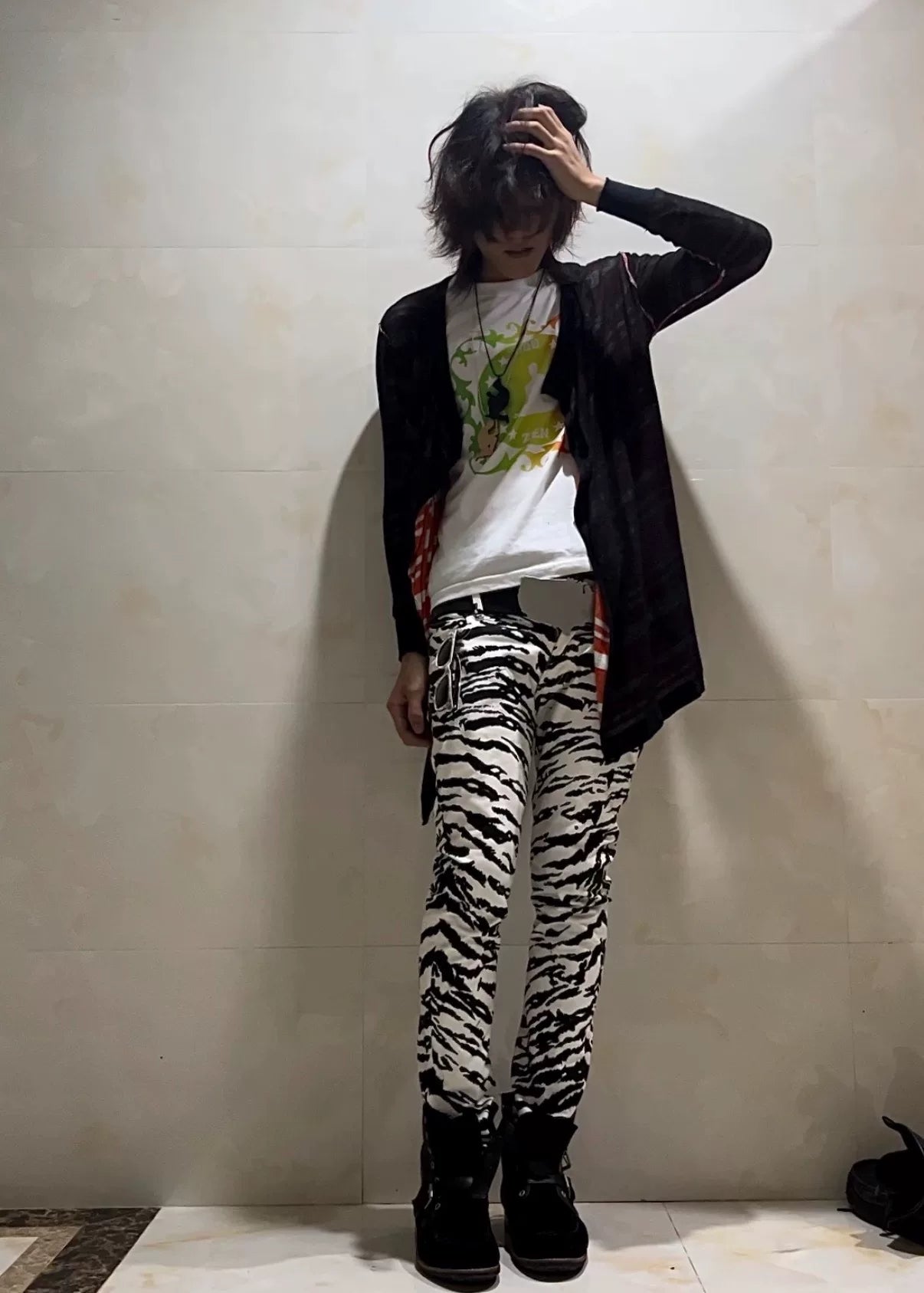 Saint Laurent Paris SS14 Tiger D02 Denim Jeans