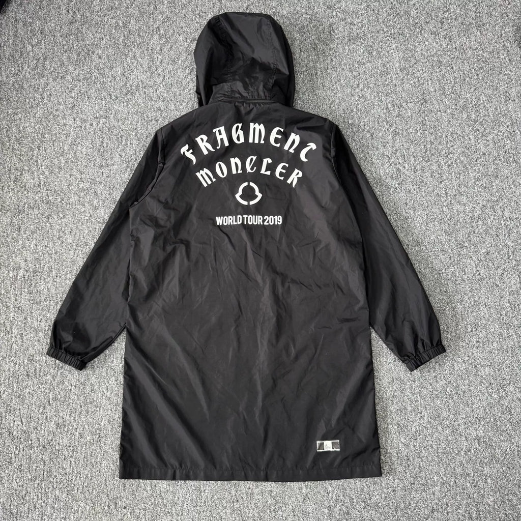 Moncler x Hiroshi Fujiwara collaboration long hooded trench coat