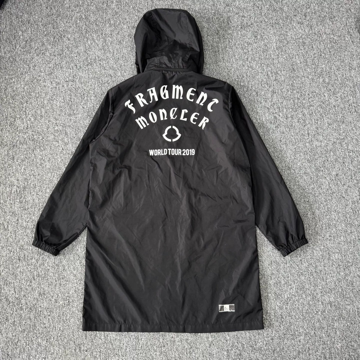 Moncler x Hiroshi Fujiwara collaboration long hooded trench coat
