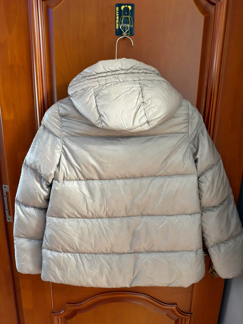 Moncler Seritte Grey Hooded Down Jacket