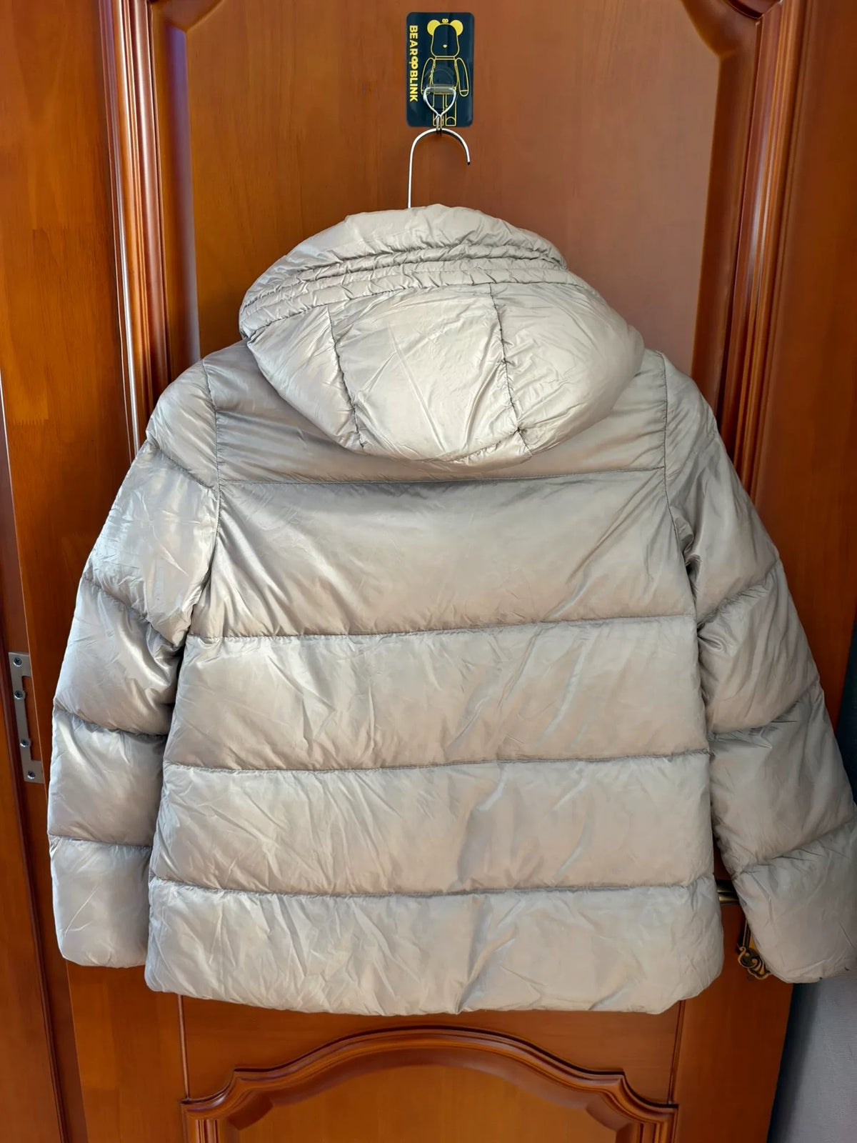 Moncler Seritte Grey Hooded Down Jacket