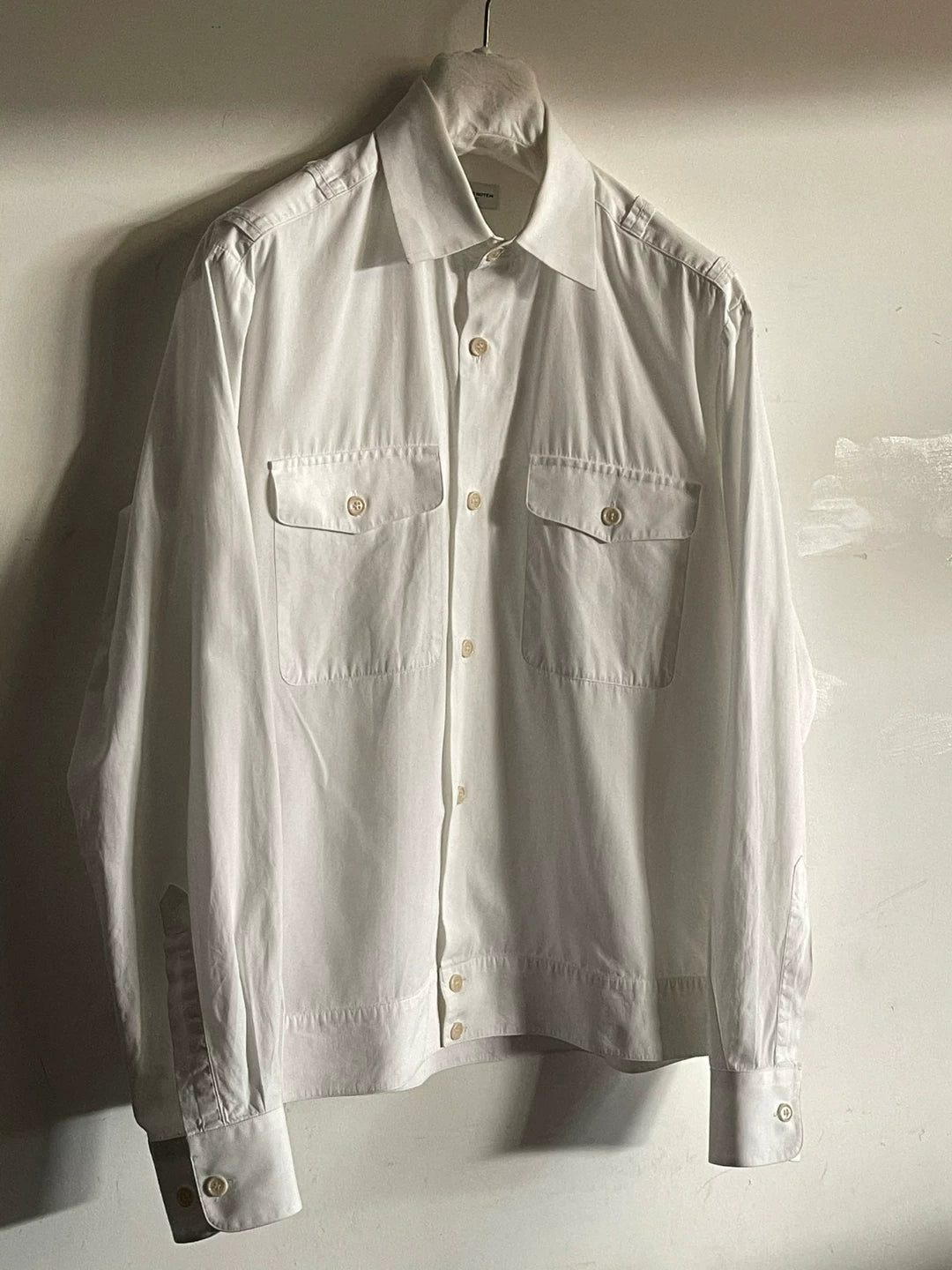 Dries Van Noten Short‑sleeve buttoned shirt jacket