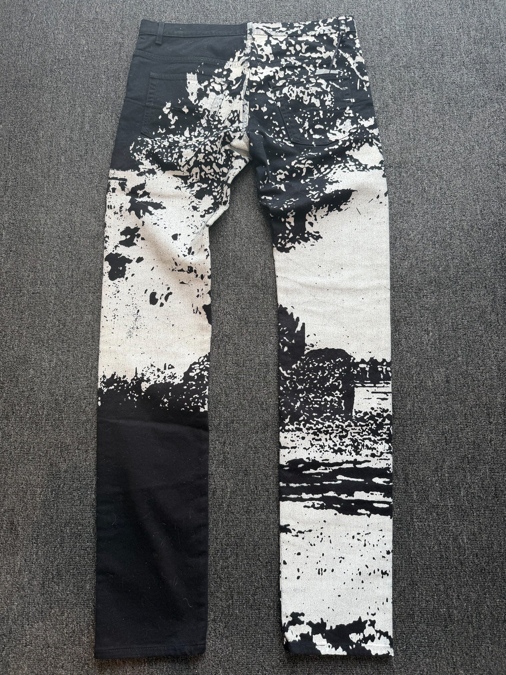 Dior Homme Black Castle Denim Jeans