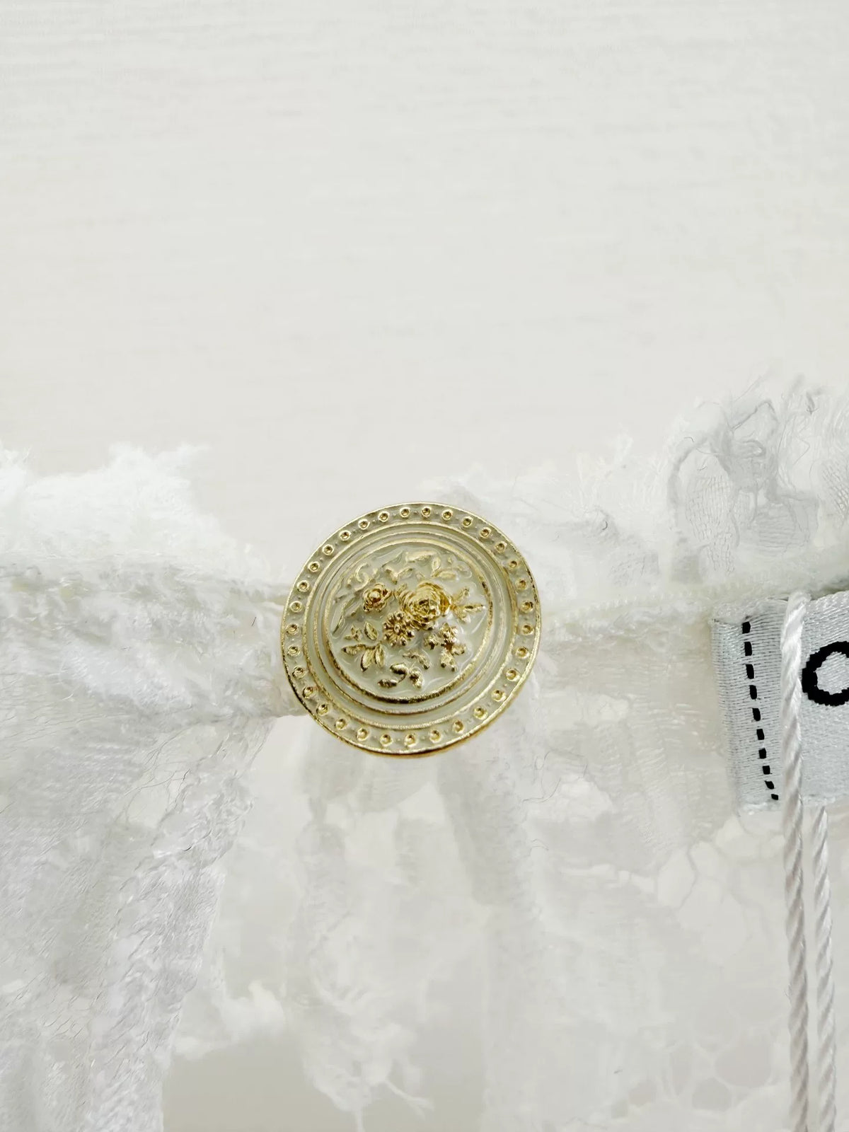 Chanel Camellia Lace Top