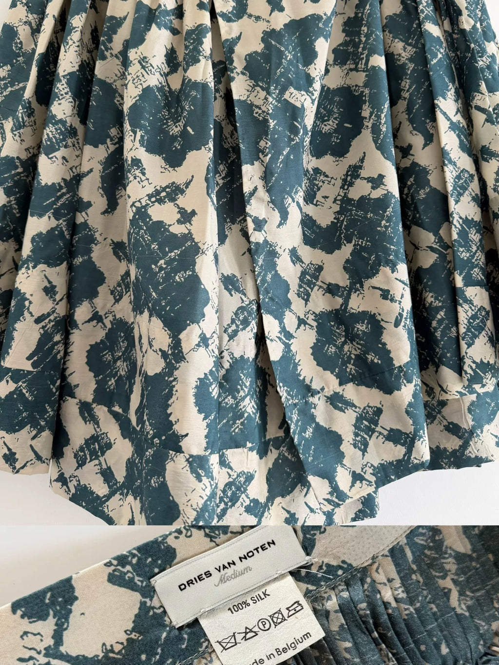 Dries van Noten 2005 Crystal Lamp Season Wrap Skirt