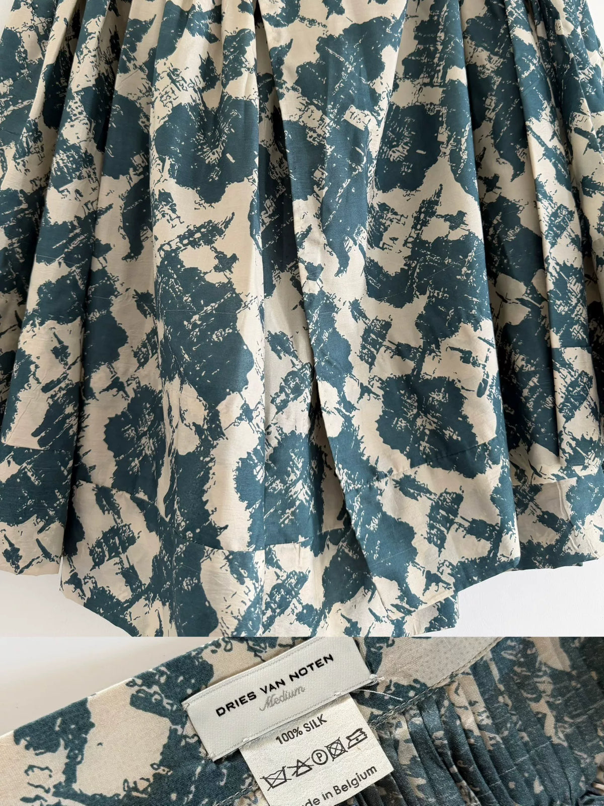 Dries van Noten 2005 Crystal Lamp Season Wrap Skirt