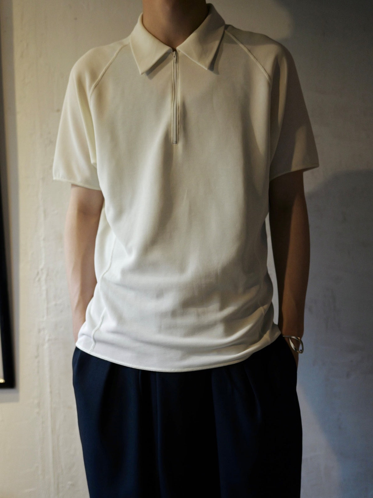Issey Miyake SS99 Zip-Up Polo Shirt