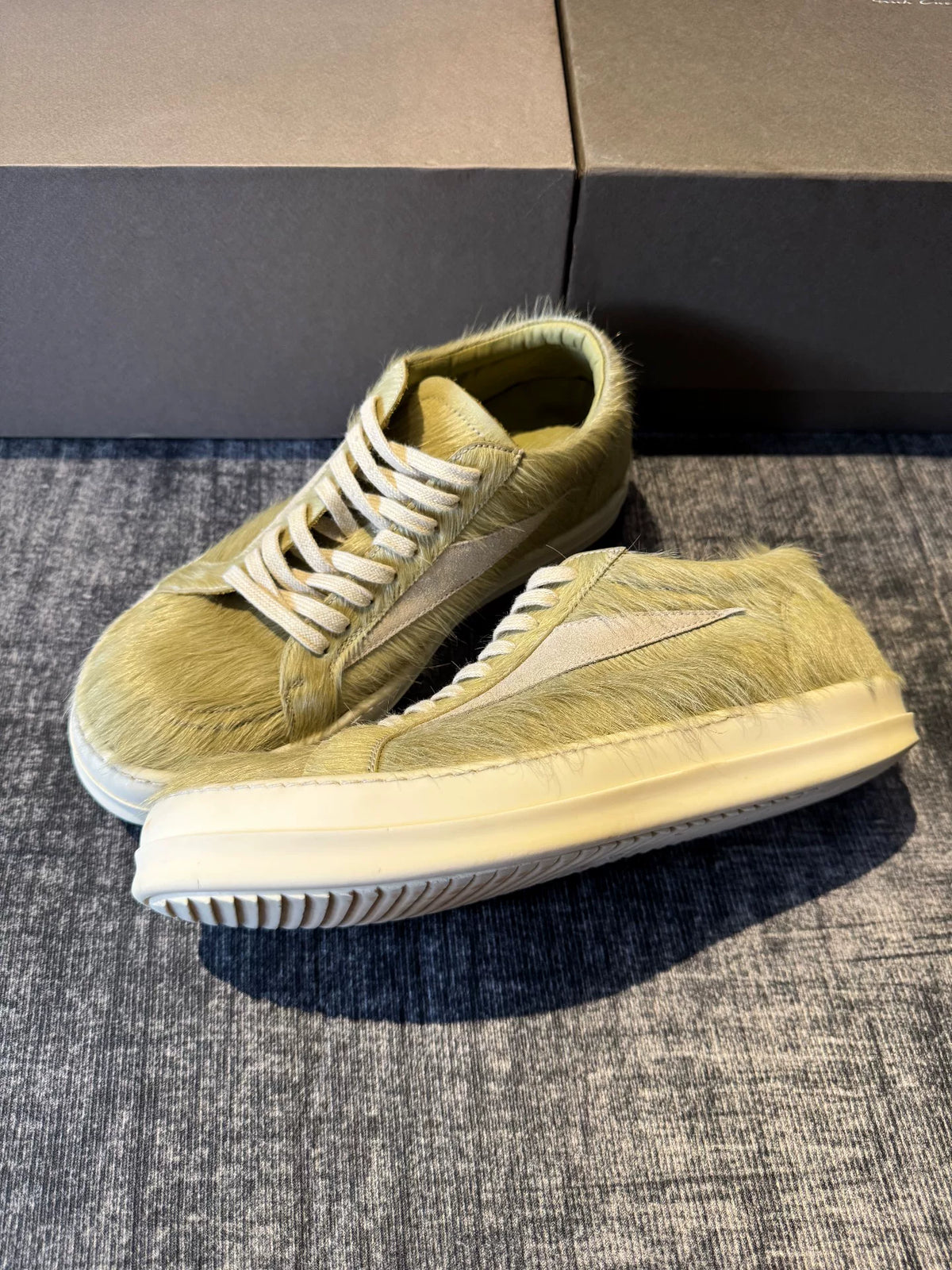 rick owens main line green horsehair Shoes