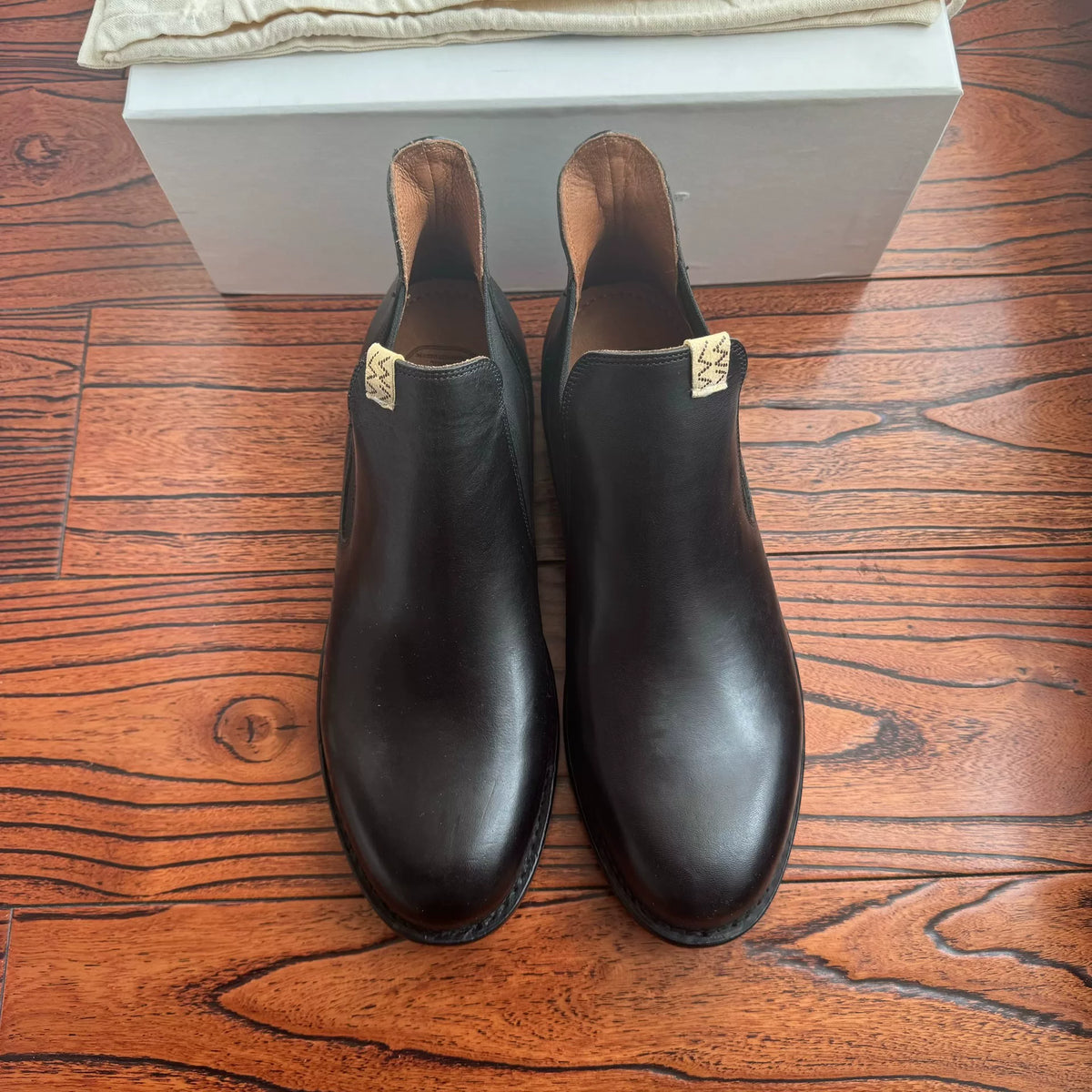 Visvim 24aw Gornergrat mid-folk Chelsea boots