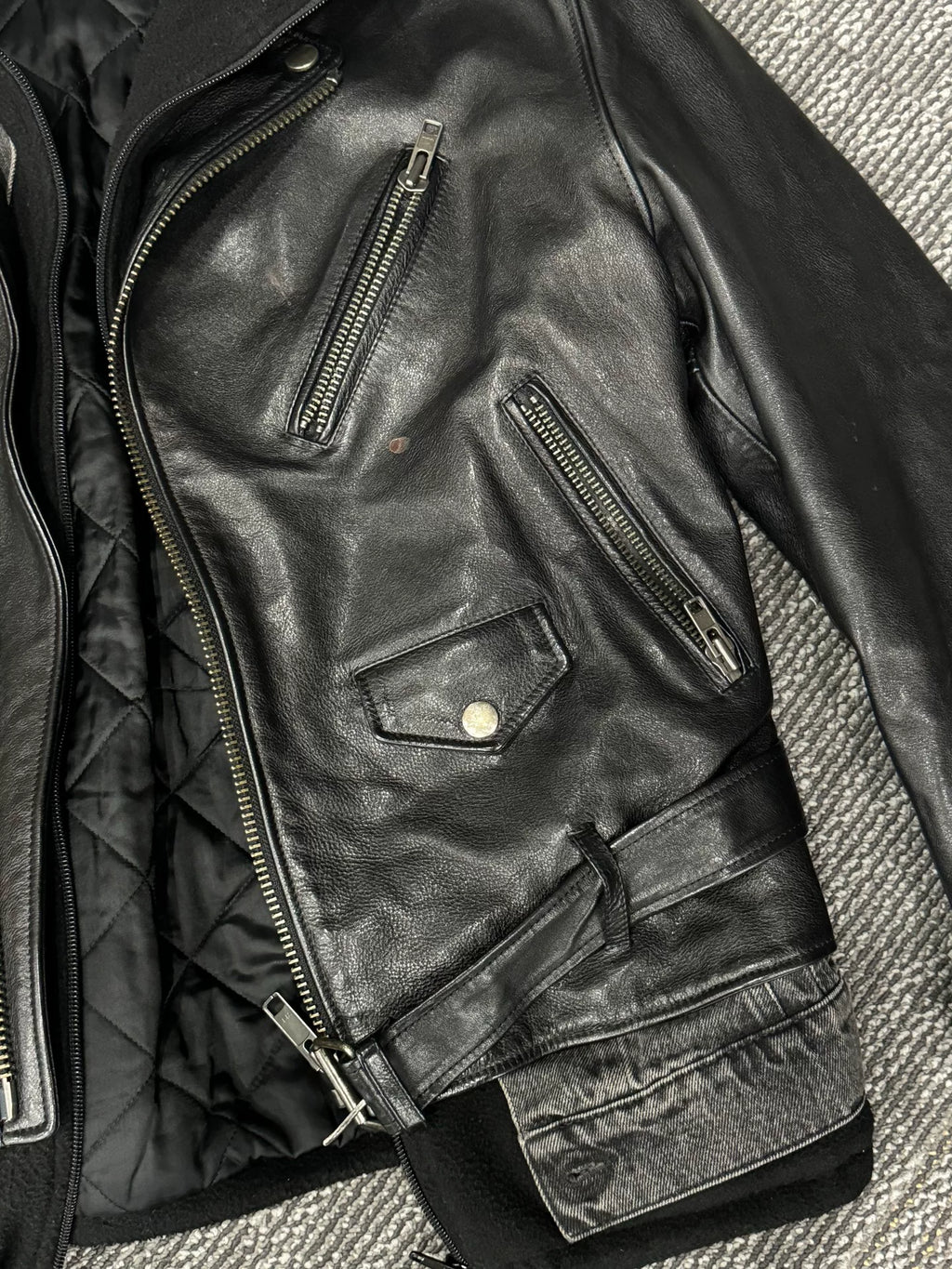 Balenciaga 3-in-1 Leather Jacket