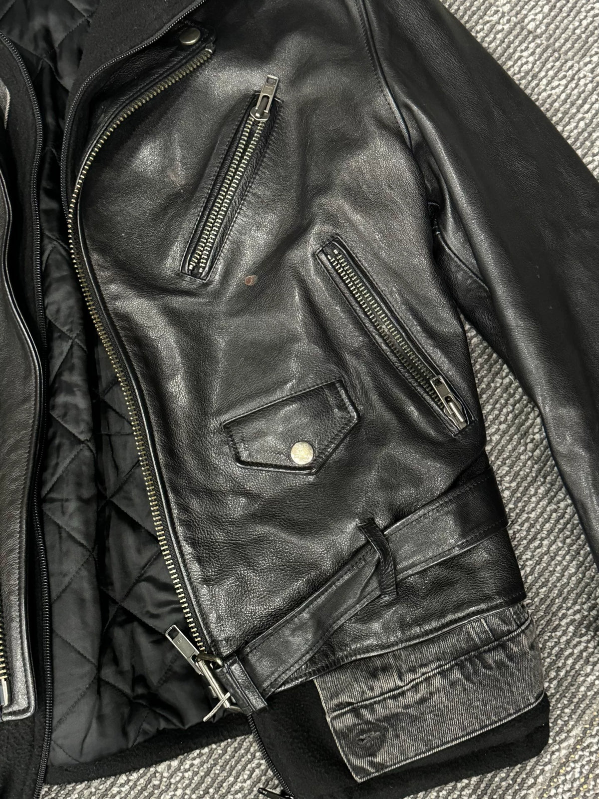 Balenciaga 3-in-1 Leather Jacket