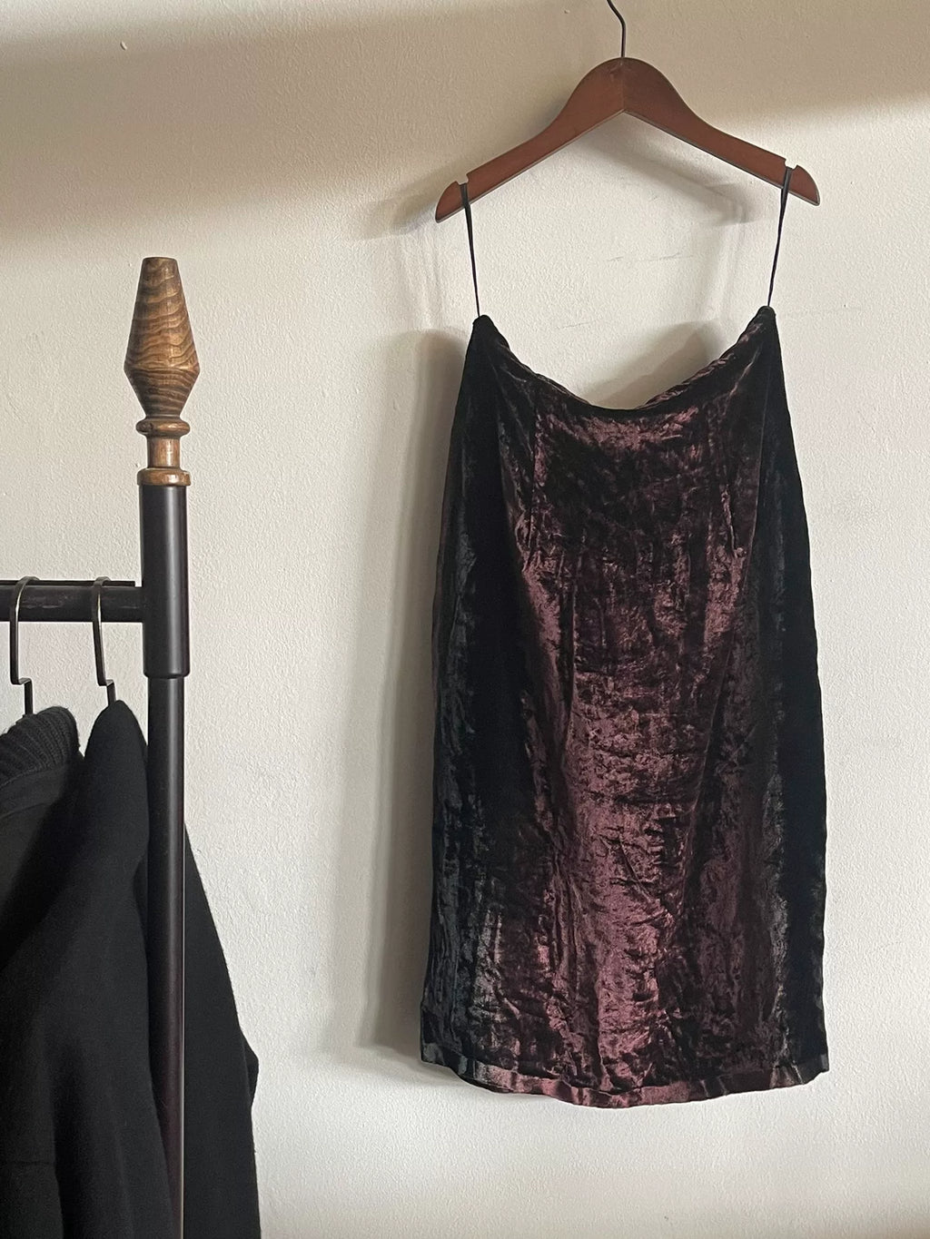 Maison Martin Margiela Red Wine Blackberry · Velvet Skirt