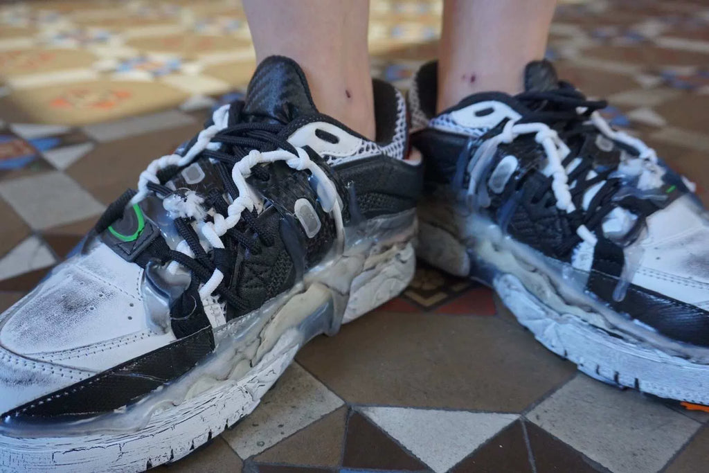 Maison Margiela FW19 White/Black/Red Fusion Sneakers