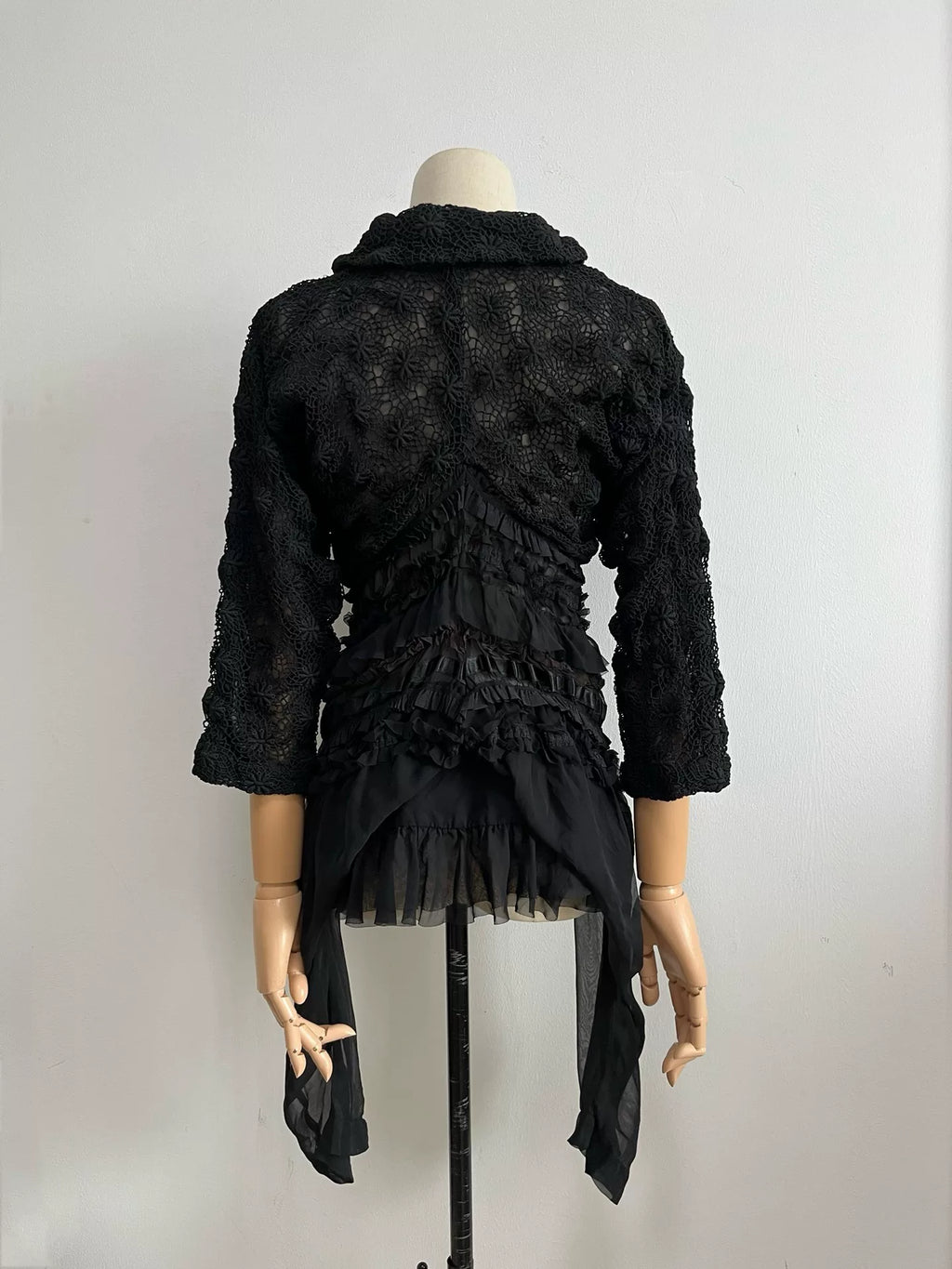 Comme des Garçons Rei Kawakubo 2005 AW Ghost Bride Black Top