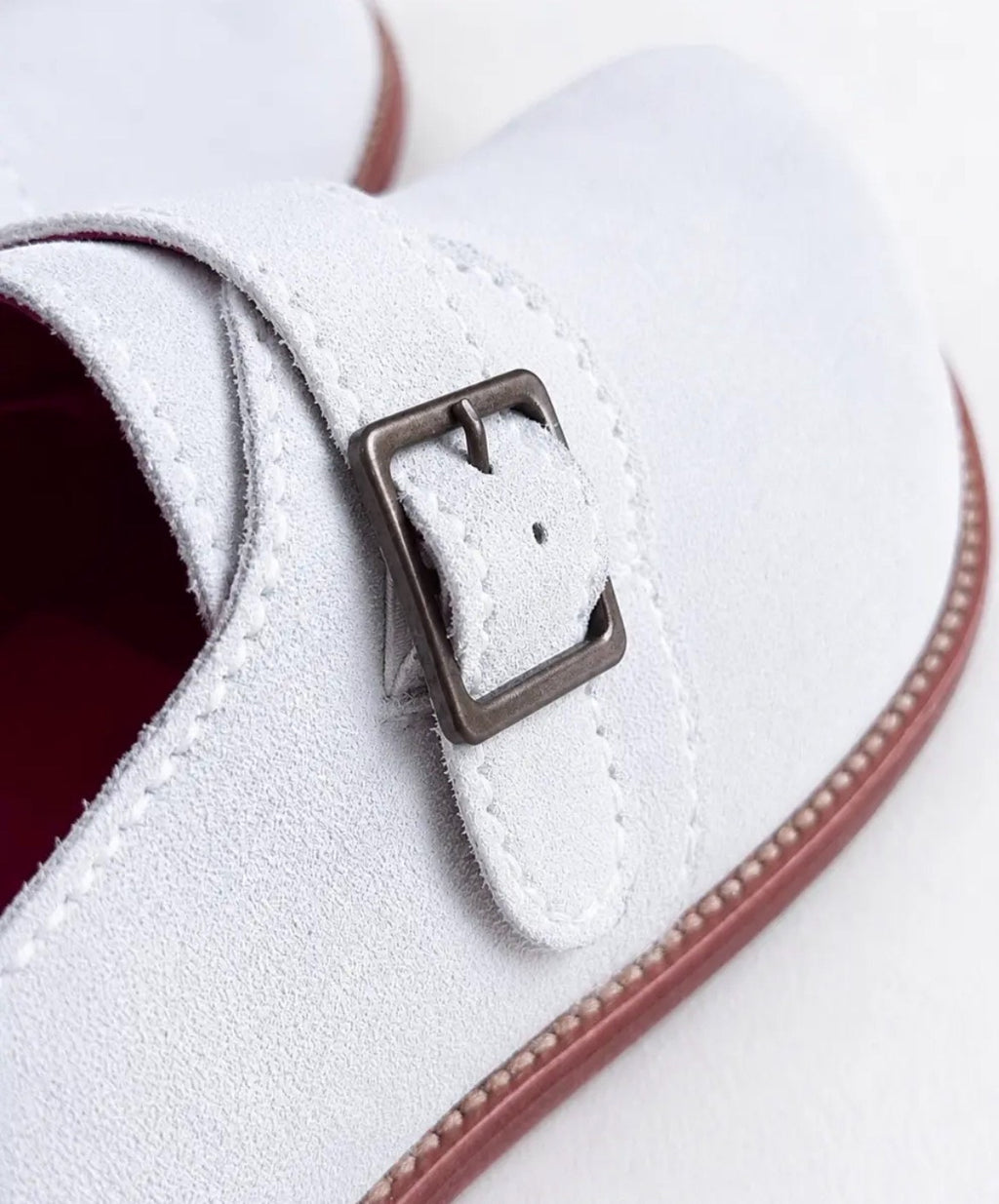 Jean Paul Gaultier Suede Buckled Monk Loafers
