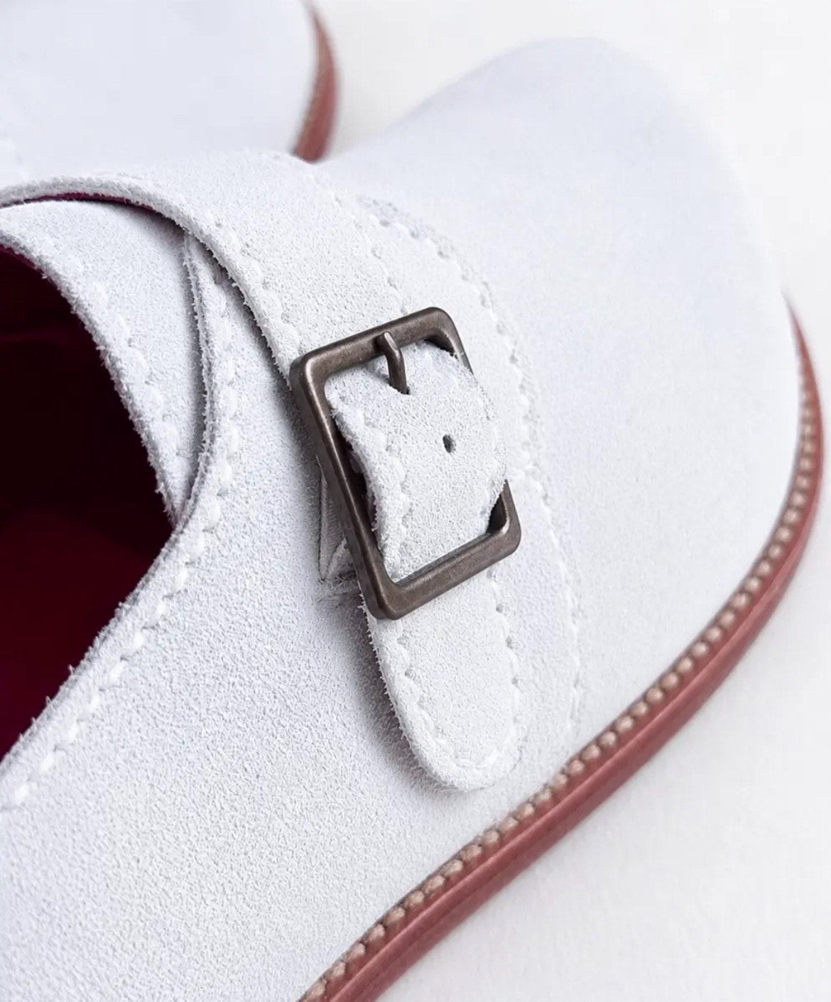 Jean Paul Gaultier Suede Buckled Monk Loafers