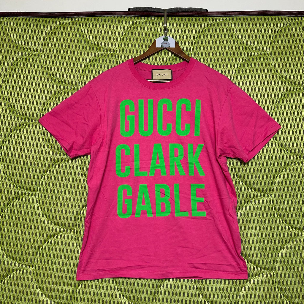 Gucci Clark Gable Crew Neck Short Sleeve T-Shirt