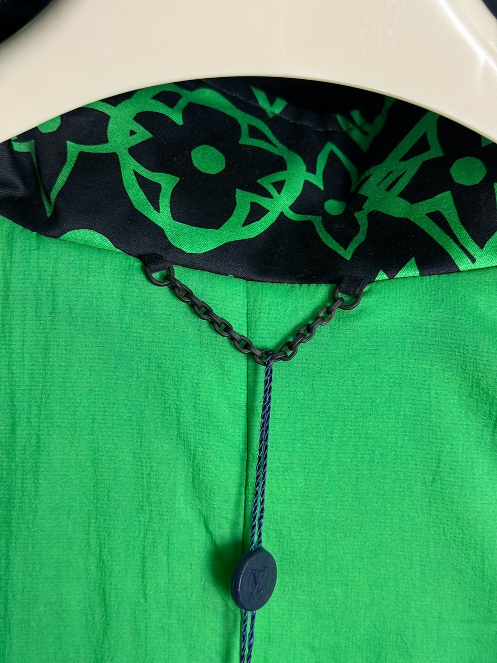 Louis Vuitton Green Print Runway Runway Coat