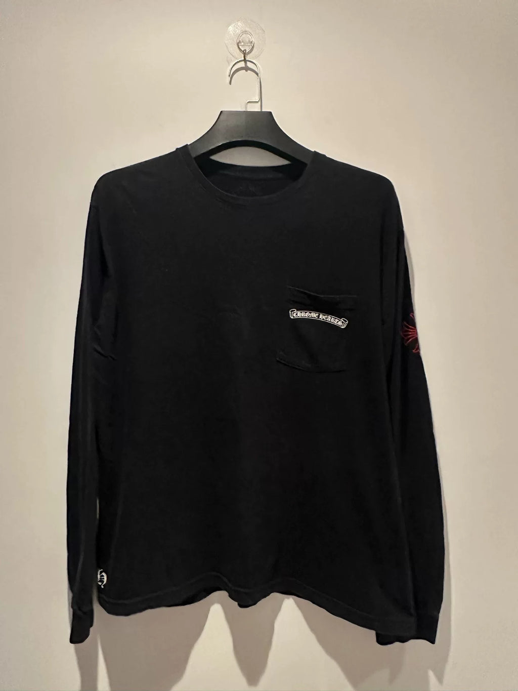 Chrome Hearts Black Scroll Red Label US Limited Edition Top