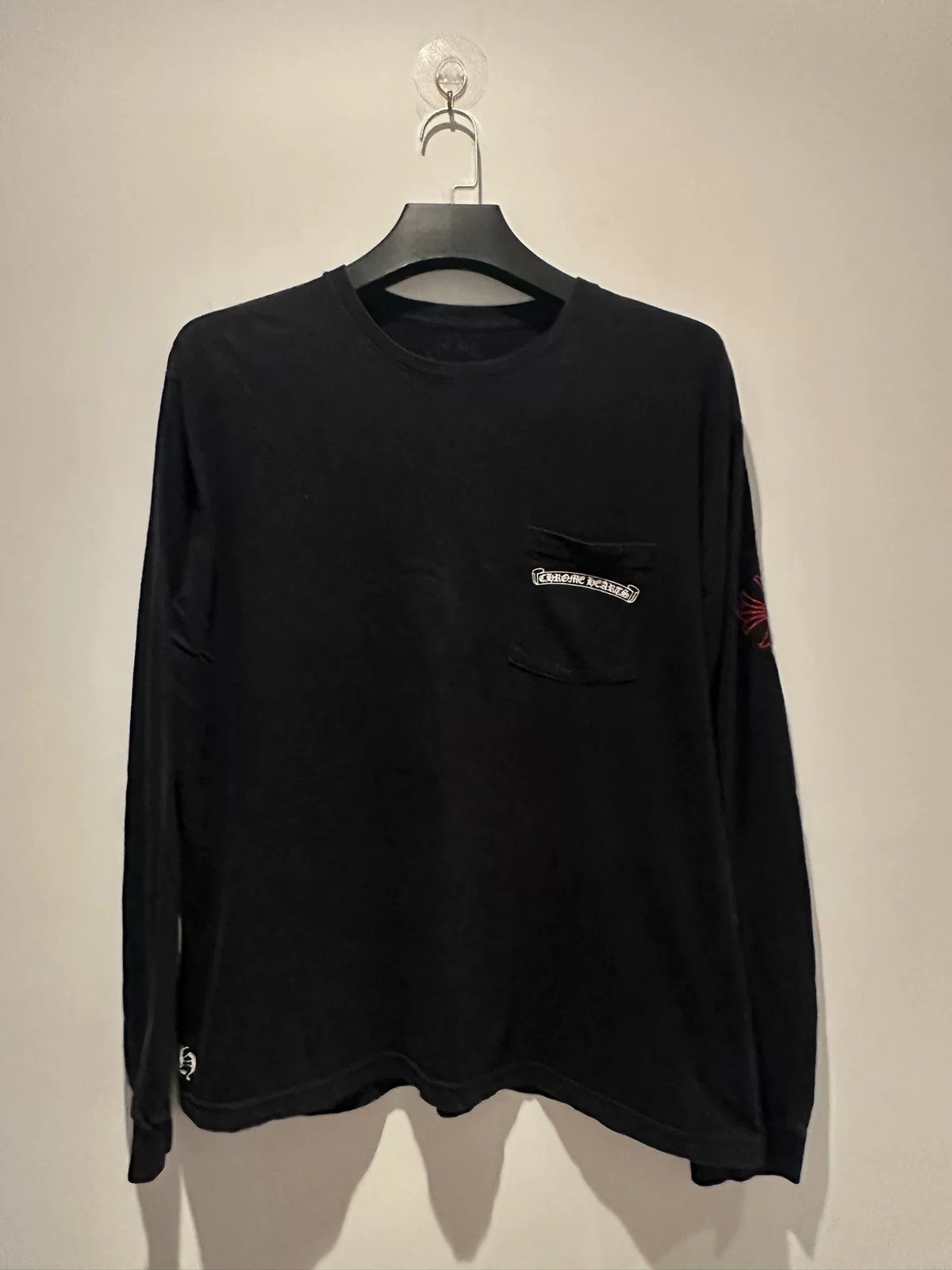 Chrome Hearts Black Scroll Red Label US Limited Edition Top