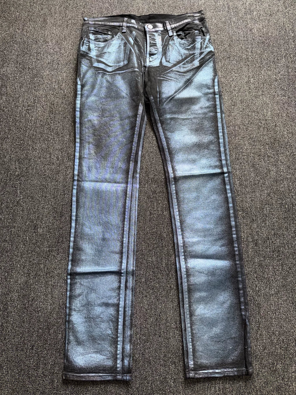 Gucci FW09 Silver Metallic Trompe l'Oeil Denim by Frida Giannini