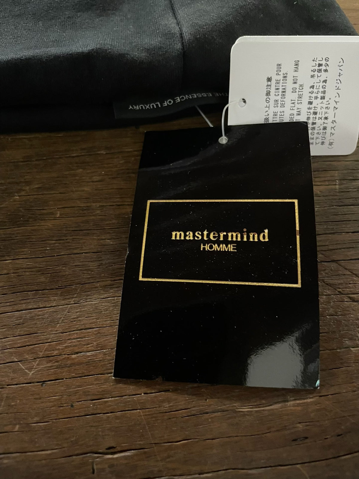 mastermind Japan FW15 Black Gold Logo A-GIRL'S Cotton Beanie