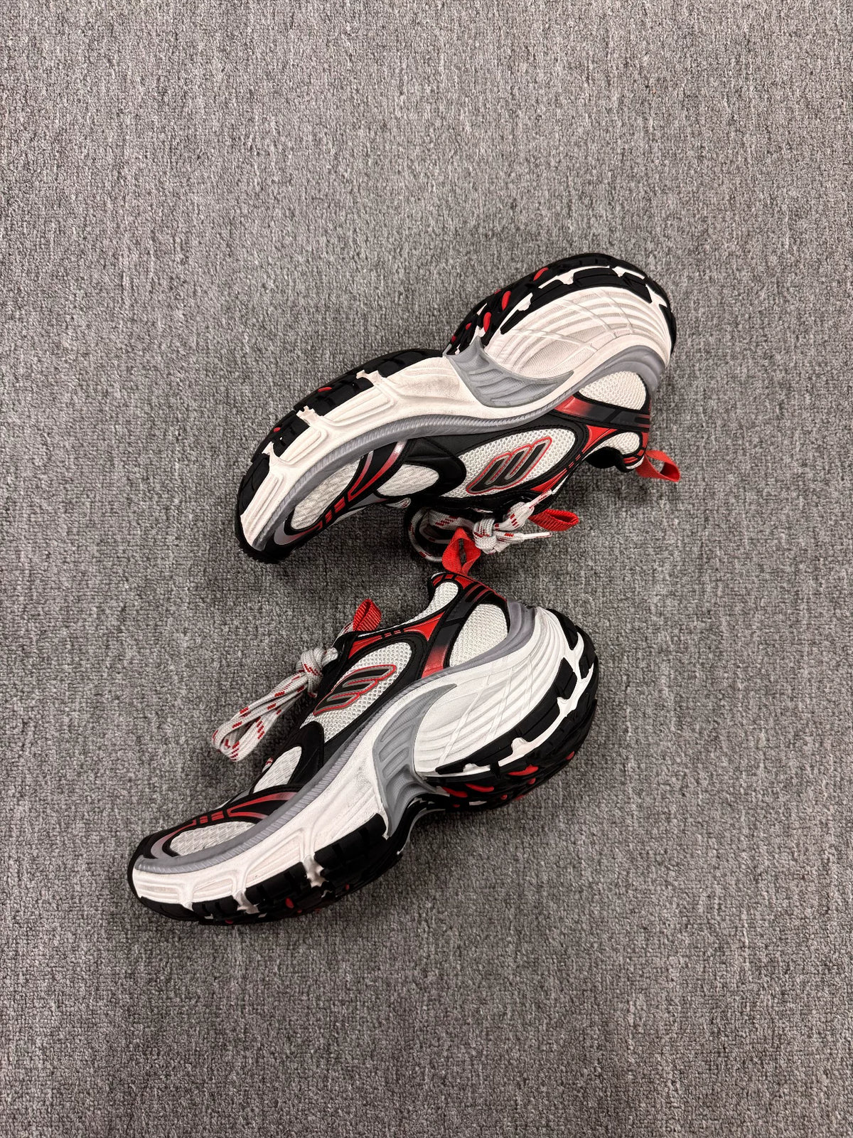 Balenciaga 10XL Black White Red Sneakers