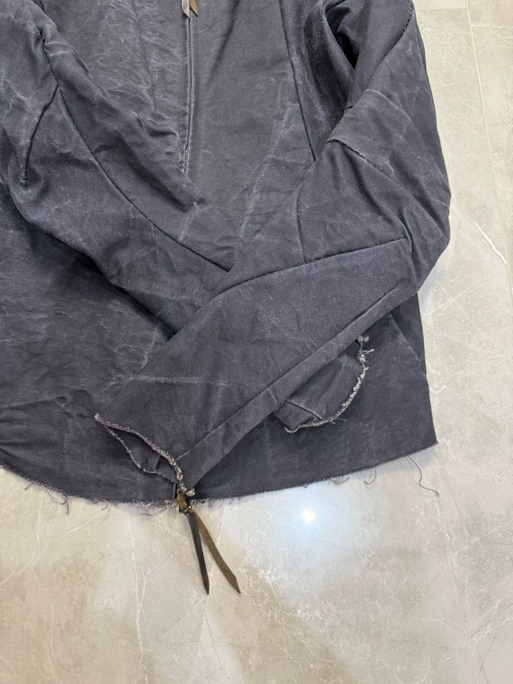Leon Emanuel Blanck Leb Deconstructed Canvas Jacket