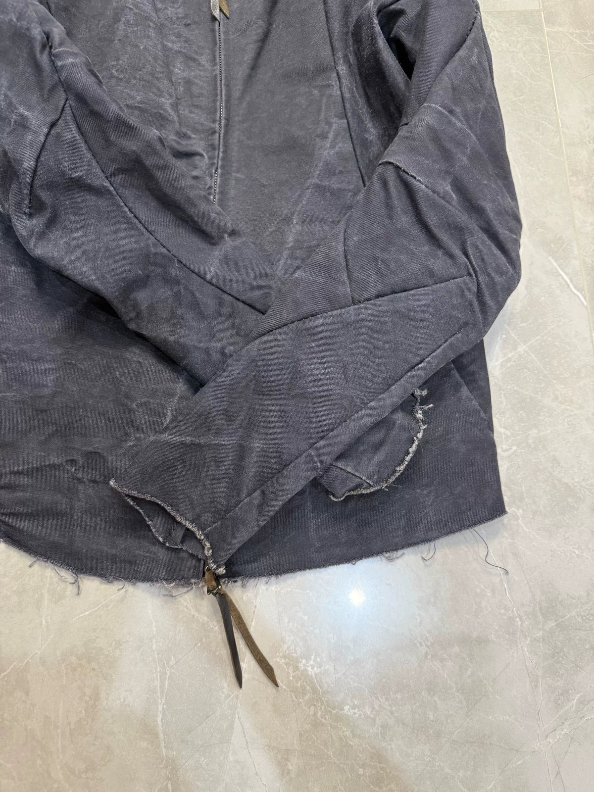 Leon Emanuel Blanck Leb Deconstructed Canvas Jacket