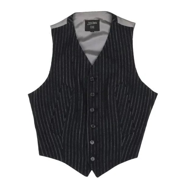 Jean Paul Gaultier Vintage Black Line Design Vest