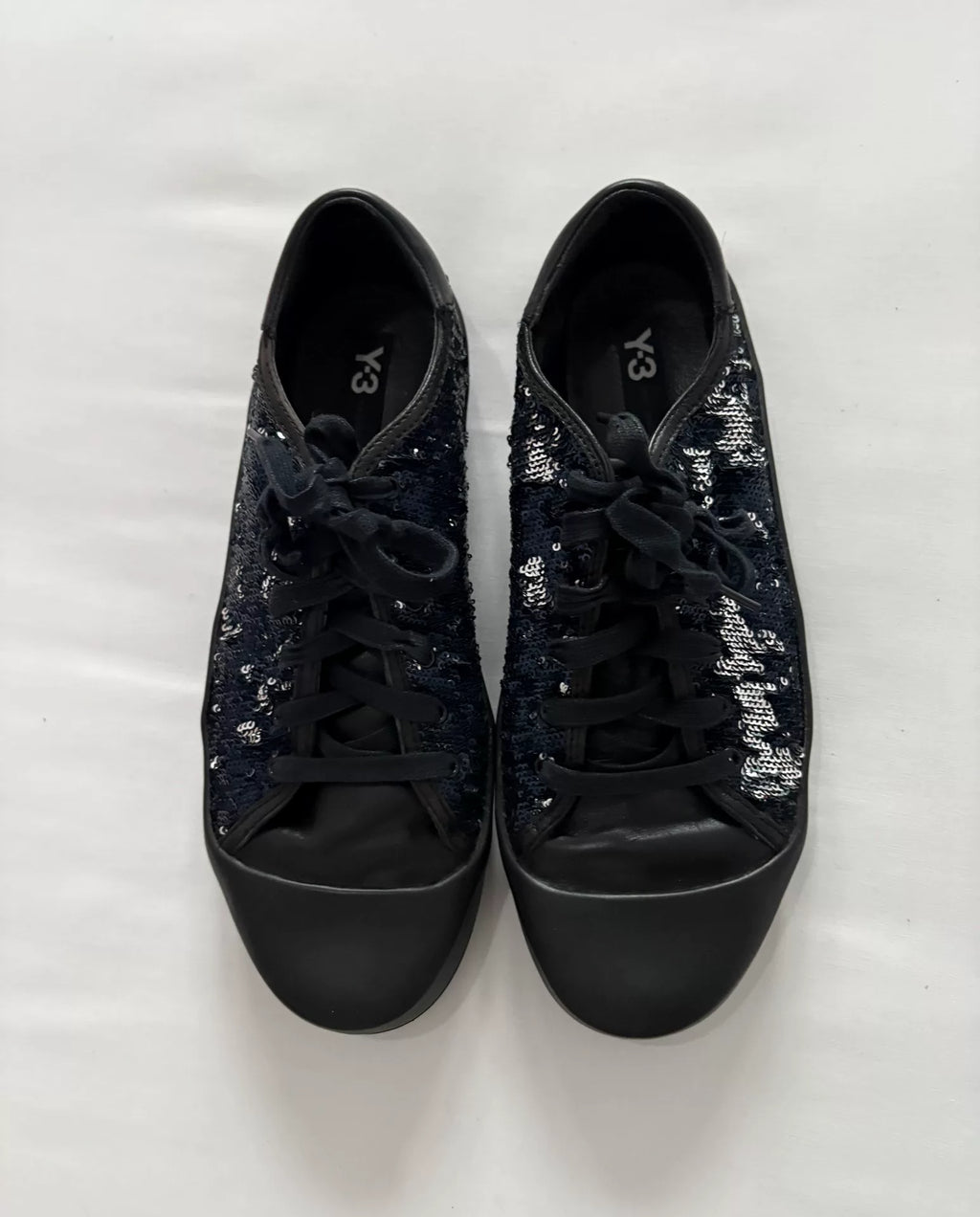 Yohji Yamamoto Sequin Leather Sneakers