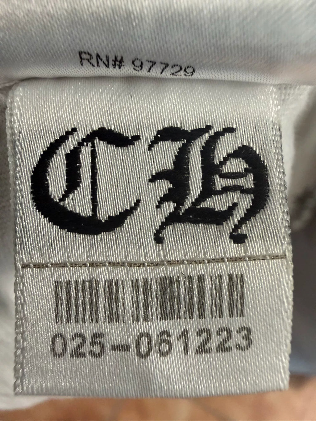 Chrome Hearts White Foti Long Sleeve Top