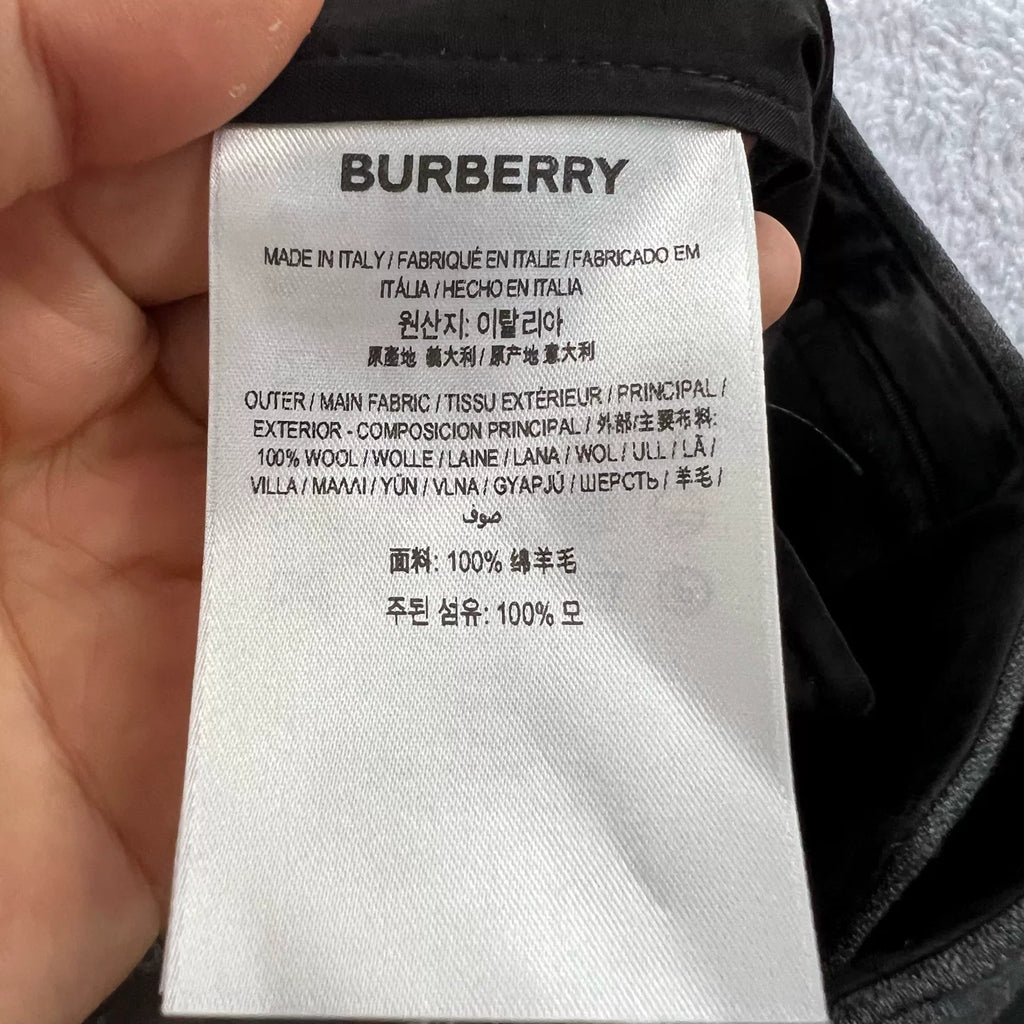 Burberry Charcoal Casual Pants