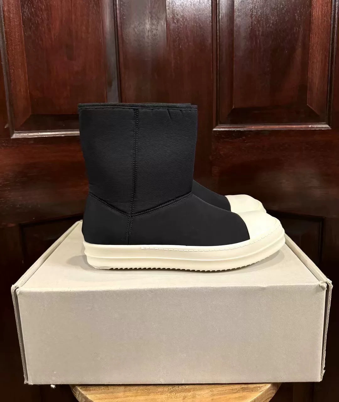 Rick Owens Black Ramones Boots