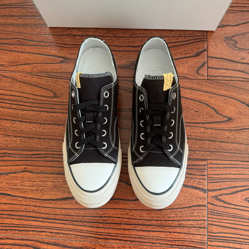 Visvim 24aw SKAGWAY L.T. LO CANVAS Thin-sole Canvas Shoes