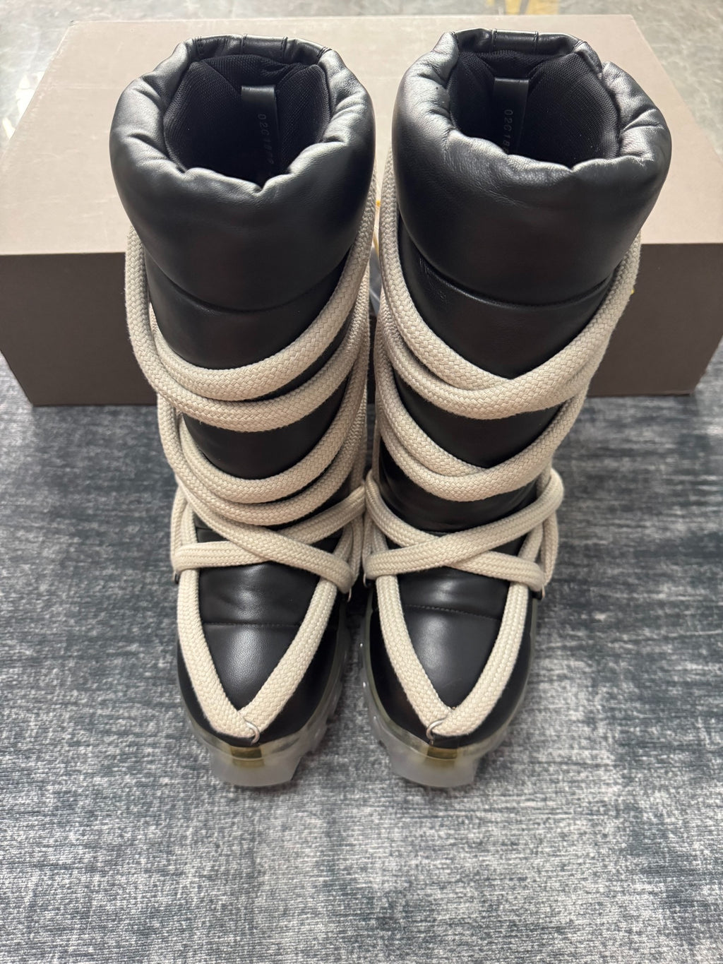 Rick Owens Lace-Up Snow Boots