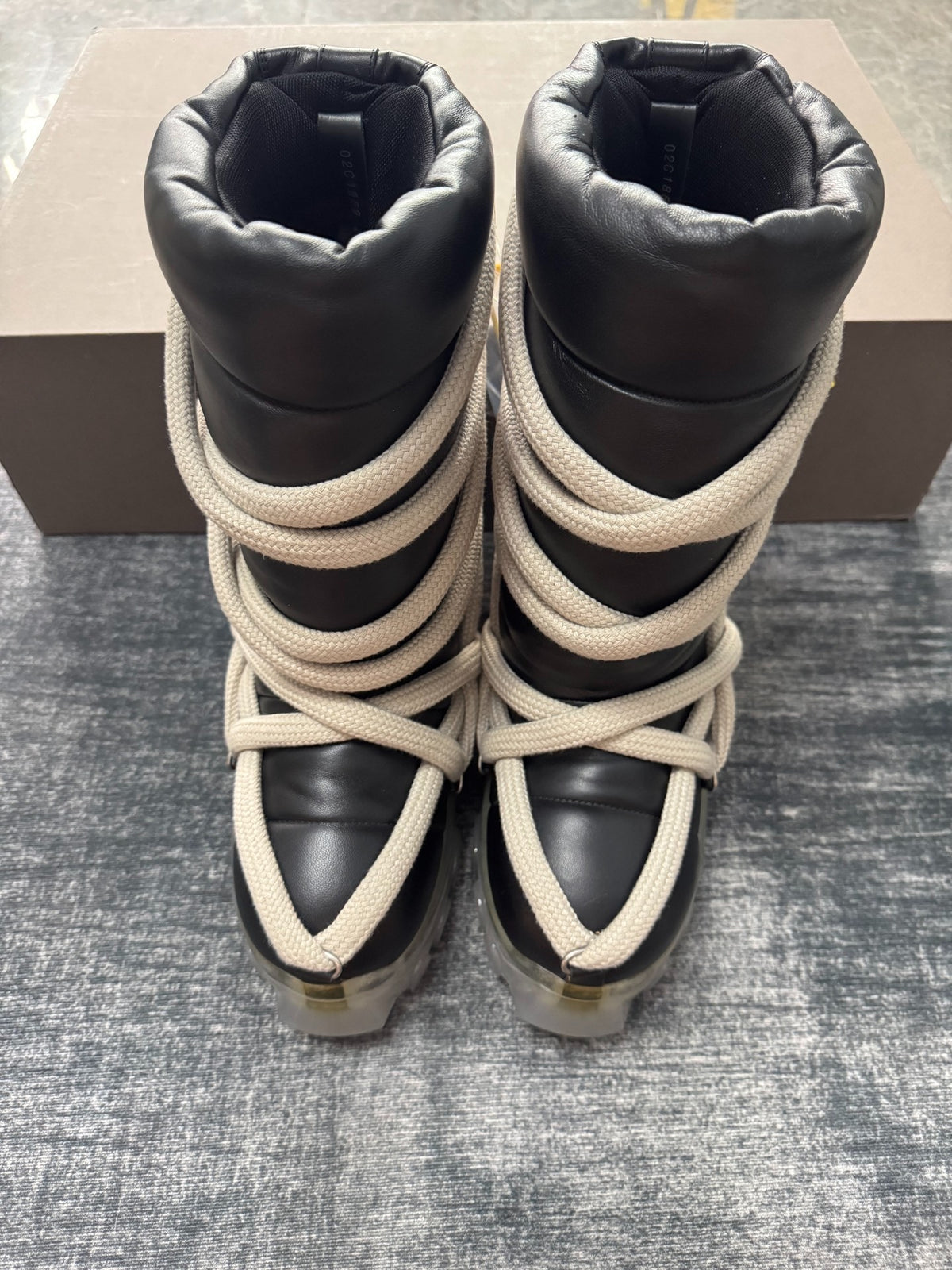 Rick Owens Lace-Up Snow Boots
