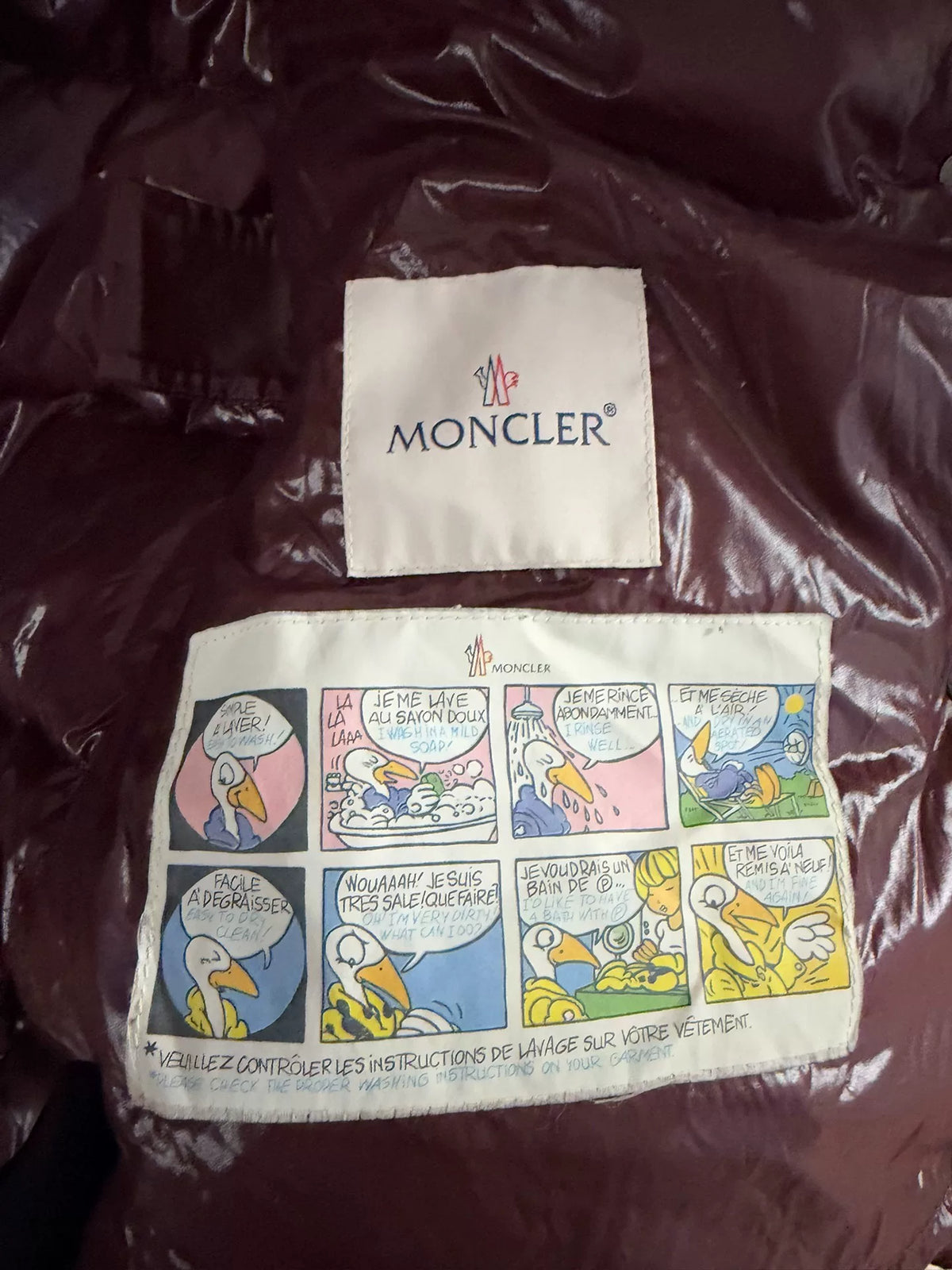 Moncler Brethil Dark Green Glossy Down Jacket